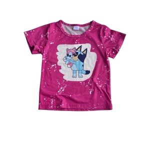 Bluey Pink Camouflage 3T Tee